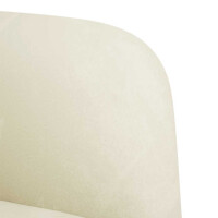 Polster-Sessel mit Armlehnen 68x70cm Samt | creme 6