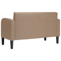 Zweisitzer-Sofa Kunstleder 110cm | cappuccino 5