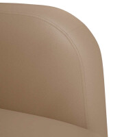 Zweisitzer-Sofa Kunstleder 110cm | cappuccino 6