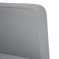 Polster-Sessel mit Armlehnen 70x75cm Stoff | heillgrau 6