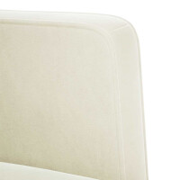 Polster-Sessel mit Armlehnen 70x75cm Samt | creme 6