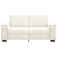 2-Sitzer-Sofa mit XL-Armlehne 140cm Samt | creme 4