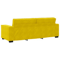 3-Sitzer-Sofa mit XL-Armlehne 180cm Samt | gelb 6