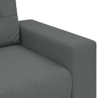 Polster-Sessel mit XL-Armlehne 59cm Stoff | dunkelgrau 7