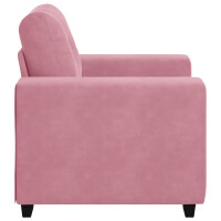 Polster-Sessel Relax mit Armlehne 59cm Samt | rosa 5