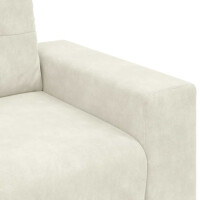 Polster-Sessel Relax mit Armlehne 59cm Samt | creme 7