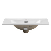 Bad Waschplatz STEINFJORD 60cm Schubfächer | Einbaubeck