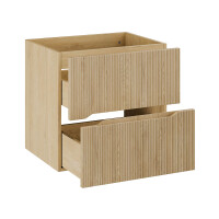 Bad-Set STEINFJORD 60cm Schubfächer | 2-tlg. Aufsatzbec