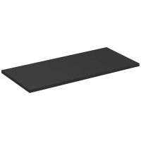 Bad-Set TALINA 120cm 3-teilig | Aufsatzbecken schwarz | oak-