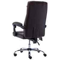 Bürostuhl mit Massagefunktion Kunstleder | braun 4