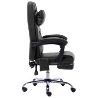 Bürostuhl Massagefunktion & Fußablage Kunstle