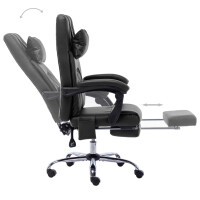 Bürostuhl Massagefunktion & Fußablage Kunstle