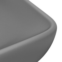 Aufsatz Design-Waschbecken Rechteckig 71x38cm matt | dunkelg