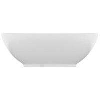 Aufsatz-Waschbecken oval matt & bunt 40x33cm | wei&szlig