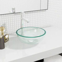 Aufsatz Waschbecken Hartglas 30x12cm | t gallery