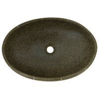 Aufsatz-Waschbecken Art-Line Oval 59x40cm | beige brick 6