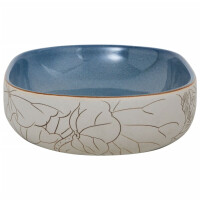 Aufsatz-Waschbecken Art-Line Oval 59x40cm | sand + blau 5