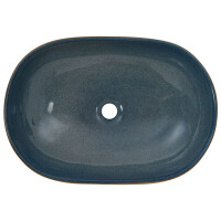 Aufsatz-Waschbecken Art-Line Oval 59x40cm | sand + blau 6