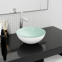 Aufsatz Waschbecken Hartglas 30x12cm | w gallery