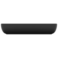 Aufsatz Design-Waschbecken Rechteckig 71x38cm matt | schwarz