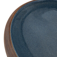 Aufsatz-Waschbecken Art-Line Oval 59x40cm | braun + blau 7