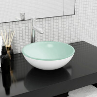 Aufsatz Waschbecken Hartglas 35x12cm | w gallery