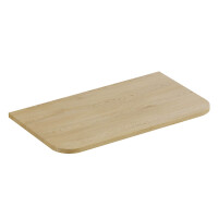 Badmöbel-Set 80cm | 3-tlg. Becken oval weiß | cre