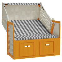 Strandkorb mit Dach Poly Rattan gallery 3_2nd