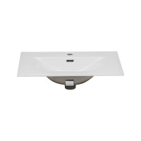 Waschplatz 60cm Schübe & Einbaubecken weiß | 
