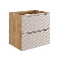 Waschplatz 60cm Schübe & Aufsatzbecken weiß |