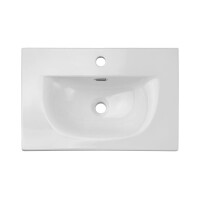Waschplatz 60cm Türen & Einbaubecken weiß | b