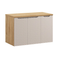 Waschplatz 90cm zum Unterbau 60cm + 30cm | beige-oak |...
