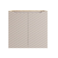 Waschplatz 90cm Aufsatzbecken 60cm + 30cm | beige-oak | OZEA