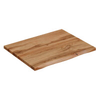 Waschtisch Blackened 60cm Baumkantenplatte Wotan-Oak & B