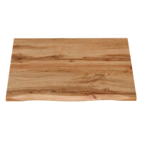 Waschtisch Blackened 60cm Baumkantenplatte Wotan-Oak & B