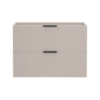 Waschplatz 80cm Schubladen & Aufsatzbecken | kaschmir | 