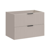 Badmöbel-Set 80cm | 3-tlg zum Unterbau | kaschmir-oak |