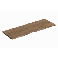 Wandkonsolen-Waschtisch Baumkante 120cm Casella-Oak & Be