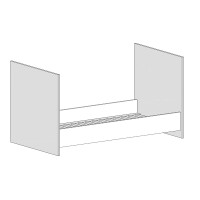 Babyzimmer Umbauseiten für Kinderbett Allegra | Juniorb