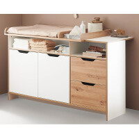 Babyzimmer-Set MAXI 2-teilig | Wickelkommode & Bett | we
