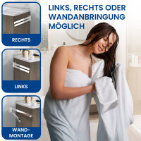 Handtuchhalter Bath-O-Line schwenkbar 420mm 2-armig | chrom 