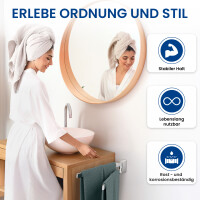 Handtuchhalter Bath-O-Line schwenkbar 420mm 2-armig | chrom 