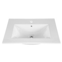 Stand-Waschtisch KALLI Kaschmir 60cm mit Keramik-Einbaubecke