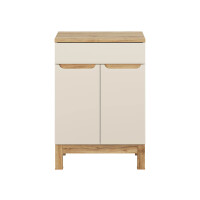 Stand-Waschtisch KALLI Kaschmir 60cm mit MDF-Oberplatte Wota