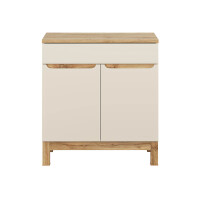 Stand-Waschtisch KALLI Kaschmir 80cm mit Wotan-Platte & 