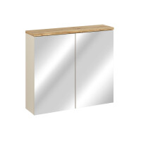 Badmöbel-Set KALLI Kaschmir 80cm 5-tlg. mit Spiegelschr