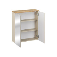 Badmöbel-Set KALLI Kaschmir 60cm 2-tlg. mit Spiegelschr