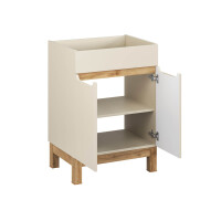 Badmöbel-Set KALLI Kaschmir 60cm 3-tlg. - grünes A