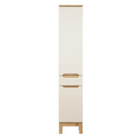 Hochschrank KALLI Kaschmir 187cm mit 2 Türen & 1 Sc