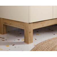 Hochschrank KALLI Kaschmir 187cm mit 2 Türen & 1 Sc
